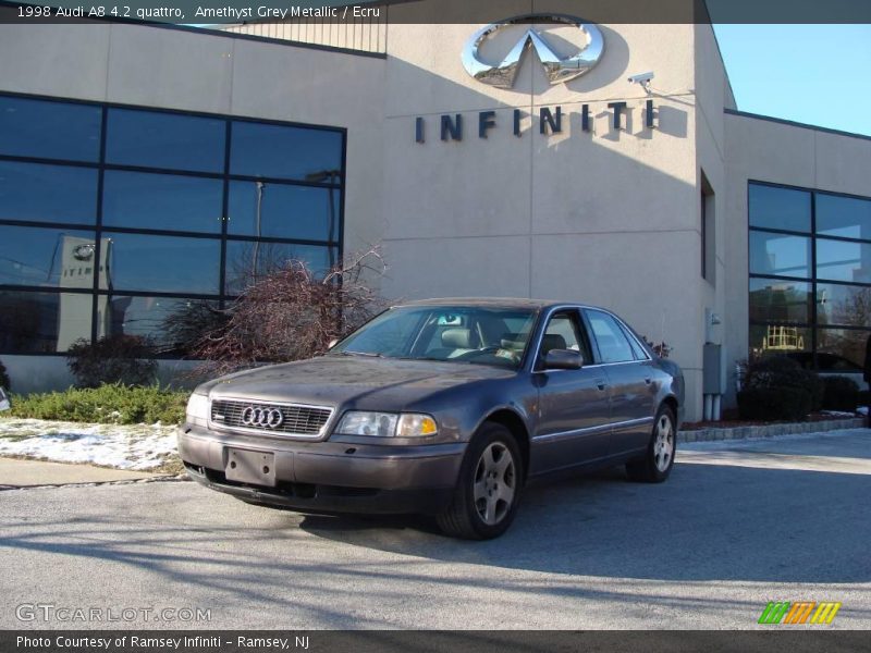 Amethyst Grey Metallic / Ecru 1998 Audi A8 4.2 quattro