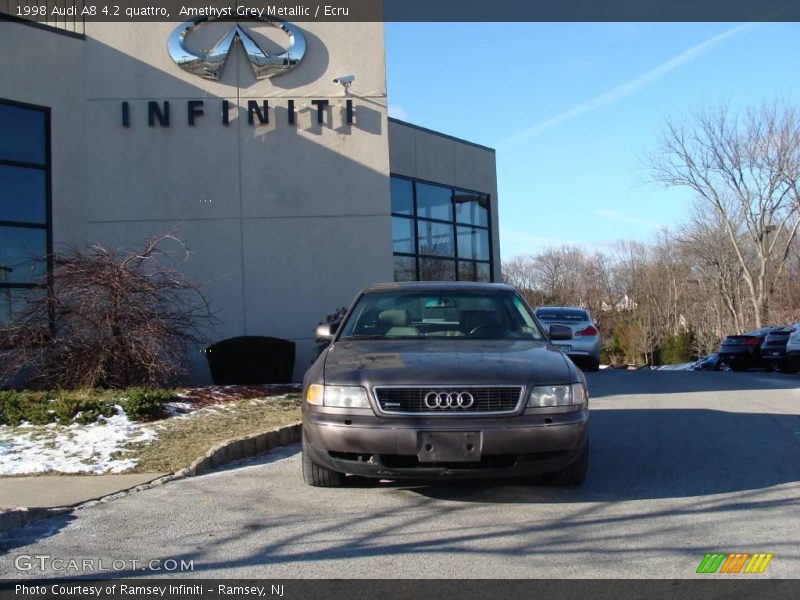 Amethyst Grey Metallic / Ecru 1998 Audi A8 4.2 quattro