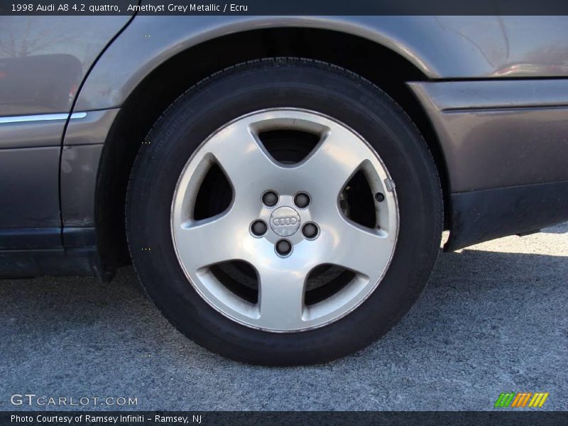 Amethyst Grey Metallic / Ecru 1998 Audi A8 4.2 quattro