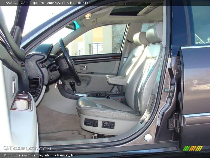Amethyst Grey Metallic / Ecru 1998 Audi A8 4.2 quattro