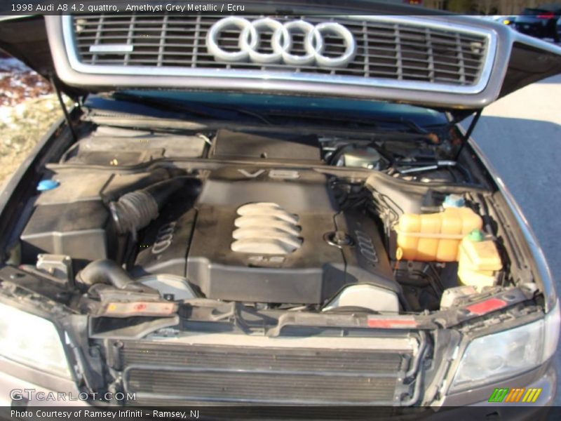 Amethyst Grey Metallic / Ecru 1998 Audi A8 4.2 quattro