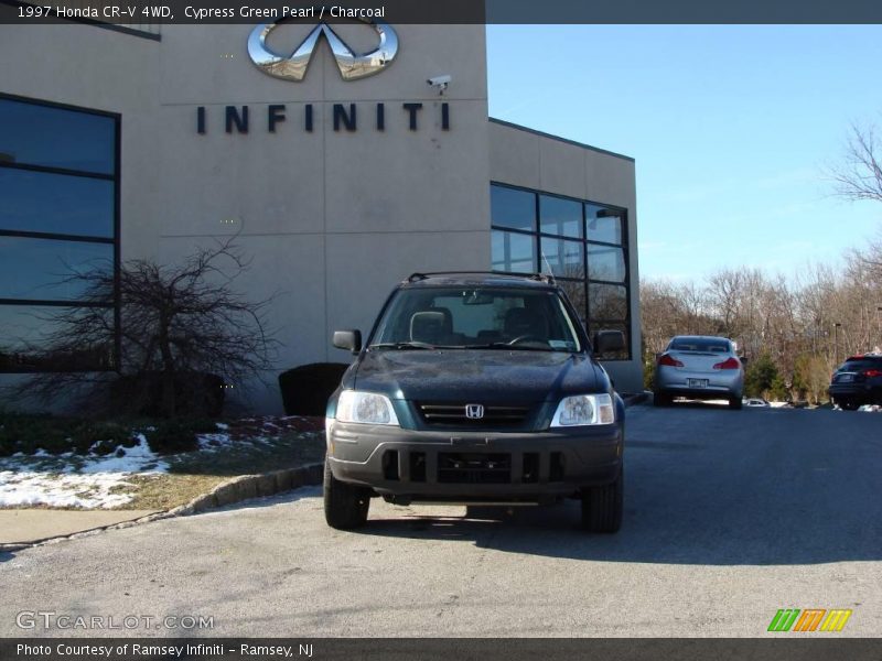 Cypress Green Pearl / Charcoal 1997 Honda CR-V 4WD