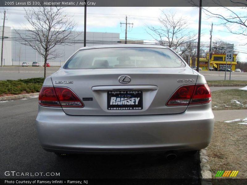 Alabaster Metallic / Ash Gray 2005 Lexus ES 330