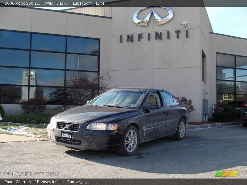 Black / Taupe/Light Taupe 2006 Volvo S60 2.5T AWD