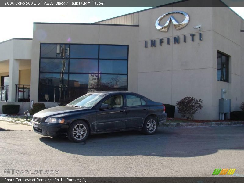 Black / Taupe/Light Taupe 2006 Volvo S60 2.5T AWD