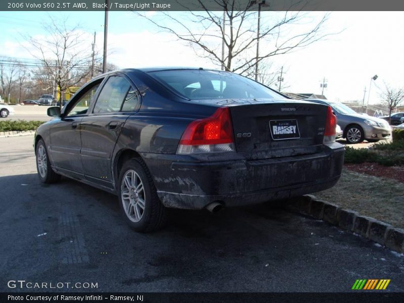 Black / Taupe/Light Taupe 2006 Volvo S60 2.5T AWD