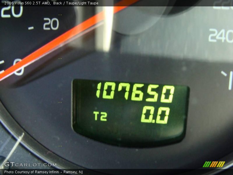 Black / Taupe/Light Taupe 2006 Volvo S60 2.5T AWD