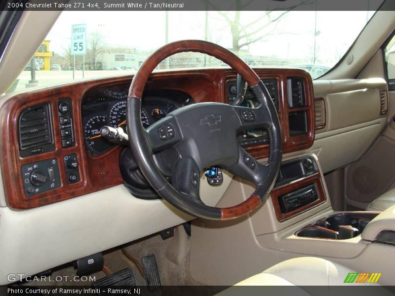 Summit White / Tan/Neutral 2004 Chevrolet Tahoe Z71 4x4