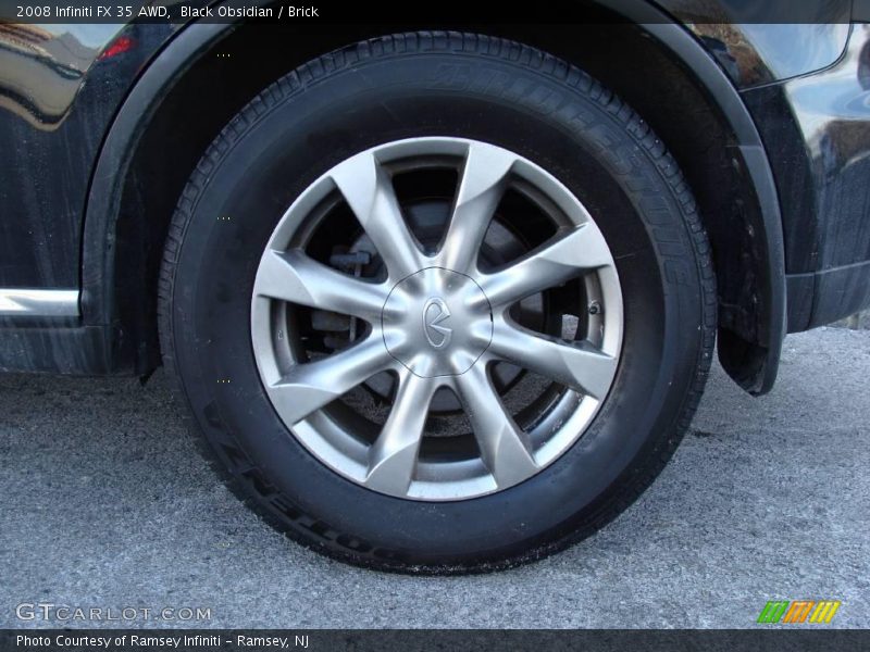 Black Obsidian / Brick 2008 Infiniti FX 35 AWD