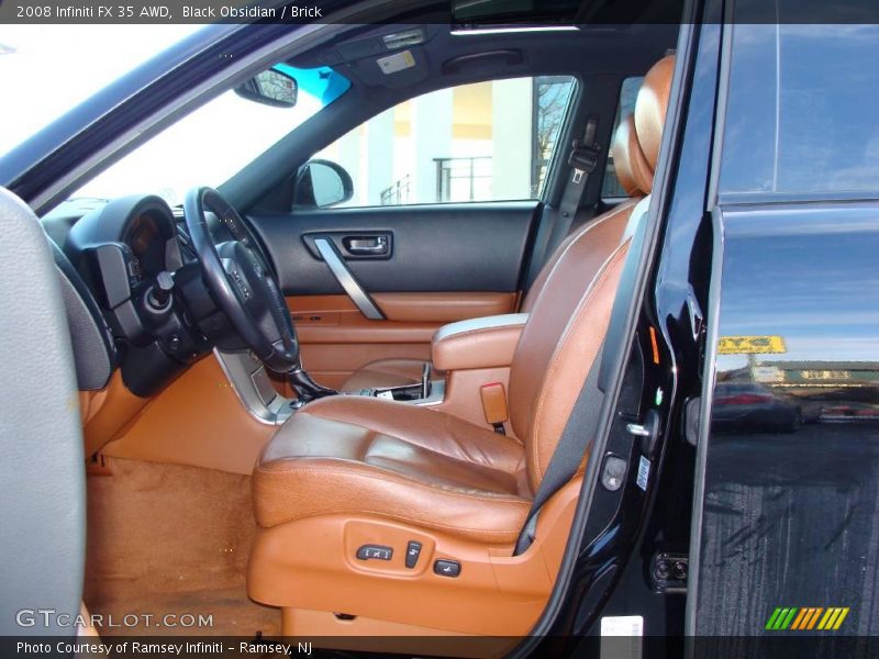 Black Obsidian / Brick 2008 Infiniti FX 35 AWD