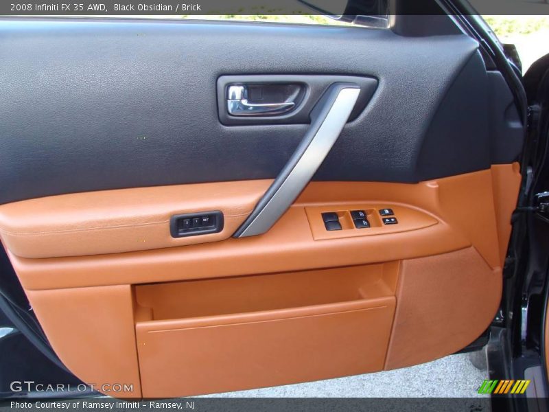 Black Obsidian / Brick 2008 Infiniti FX 35 AWD