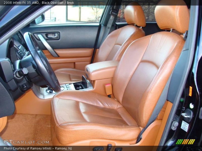 Black Obsidian / Brick 2008 Infiniti FX 35 AWD