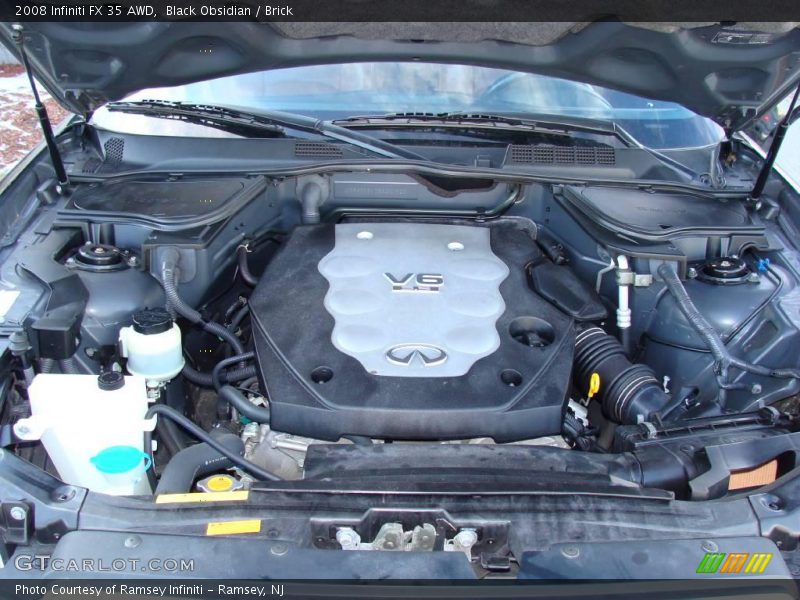 Black Obsidian / Brick 2008 Infiniti FX 35 AWD