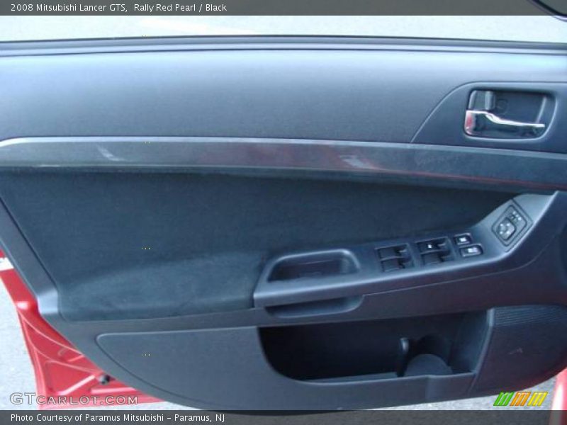 Rally Red Pearl / Black 2008 Mitsubishi Lancer GTS