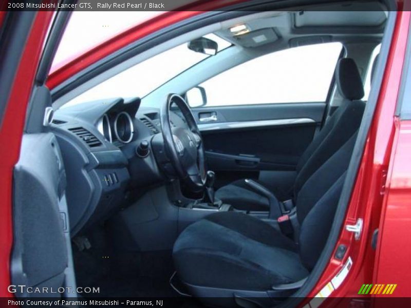 Rally Red Pearl / Black 2008 Mitsubishi Lancer GTS