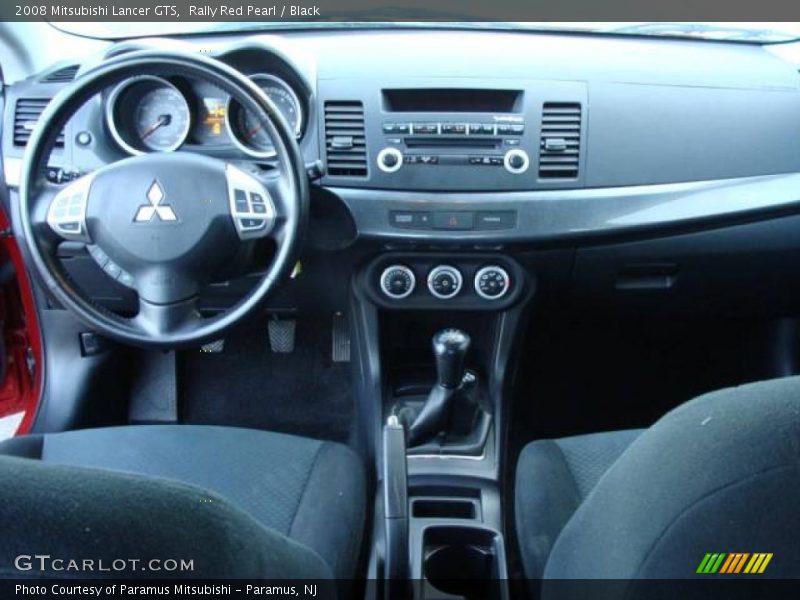 Rally Red Pearl / Black 2008 Mitsubishi Lancer GTS