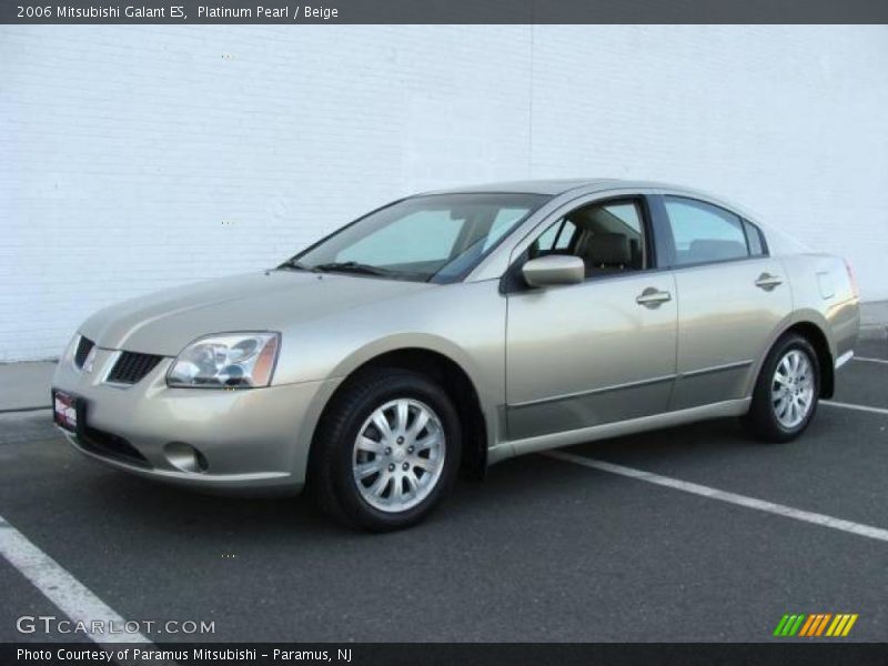 Platinum Pearl / Beige 2006 Mitsubishi Galant ES