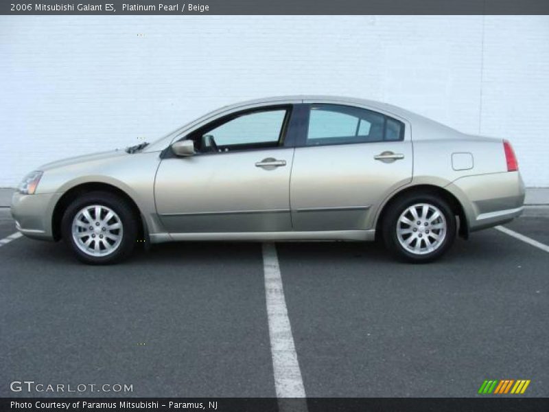 Platinum Pearl / Beige 2006 Mitsubishi Galant ES