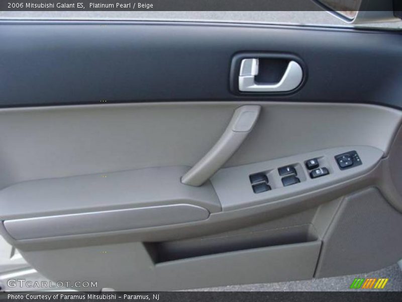 Platinum Pearl / Beige 2006 Mitsubishi Galant ES
