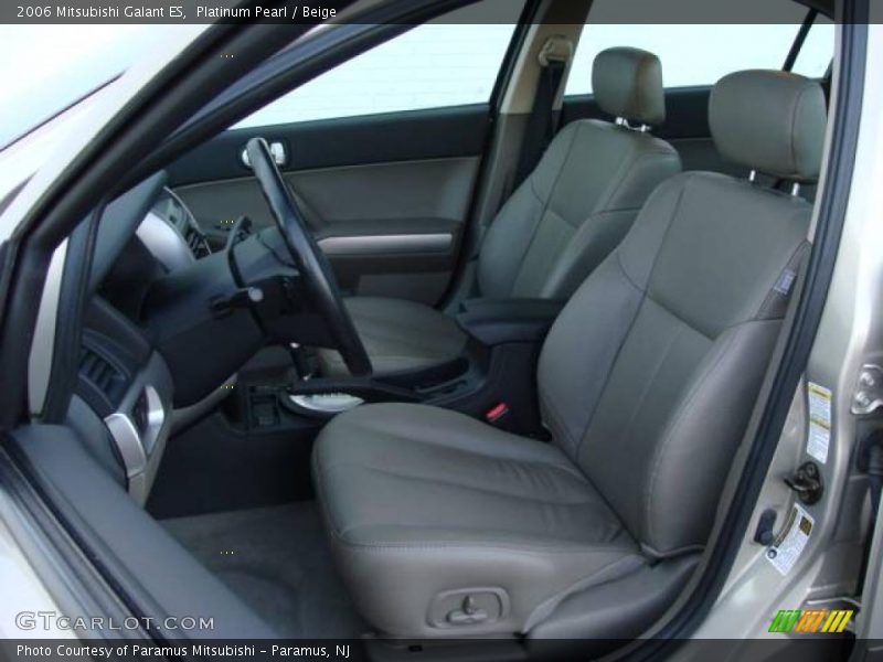 Platinum Pearl / Beige 2006 Mitsubishi Galant ES