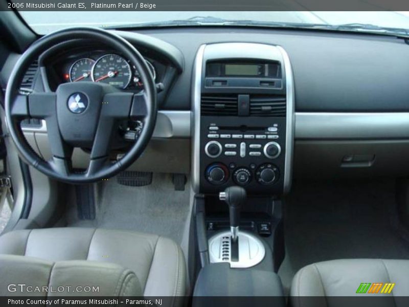 Platinum Pearl / Beige 2006 Mitsubishi Galant ES