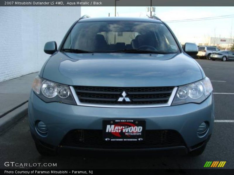 Aqua Metallic / Black 2007 Mitsubishi Outlander LS 4WD