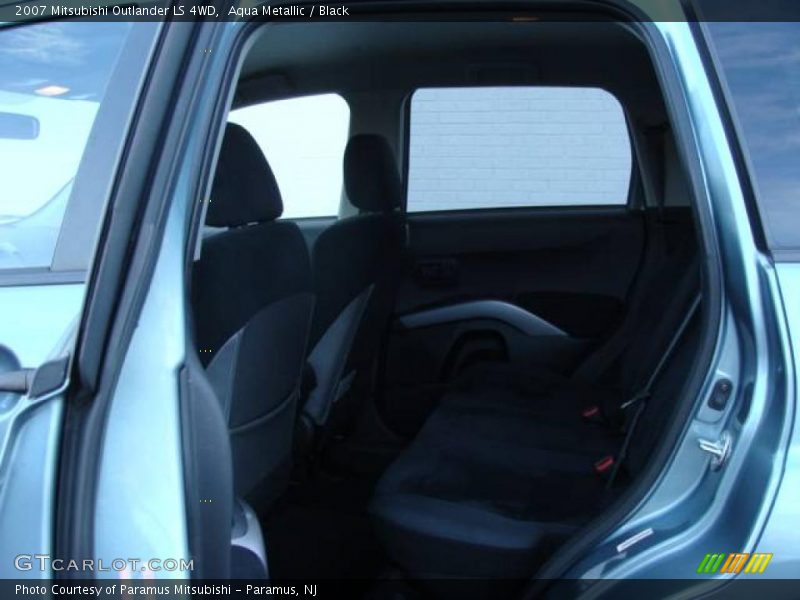 Aqua Metallic / Black 2007 Mitsubishi Outlander LS 4WD