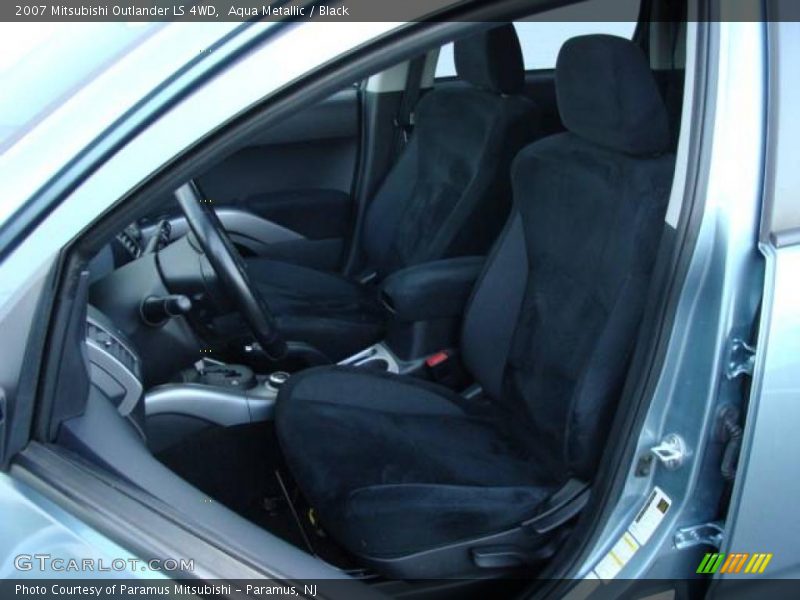 Aqua Metallic / Black 2007 Mitsubishi Outlander LS 4WD