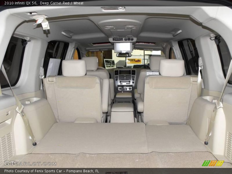 Deep Garnet Red / Wheat 2010 Infiniti QX 56