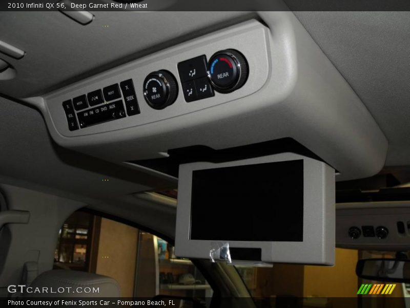 Deep Garnet Red / Wheat 2010 Infiniti QX 56