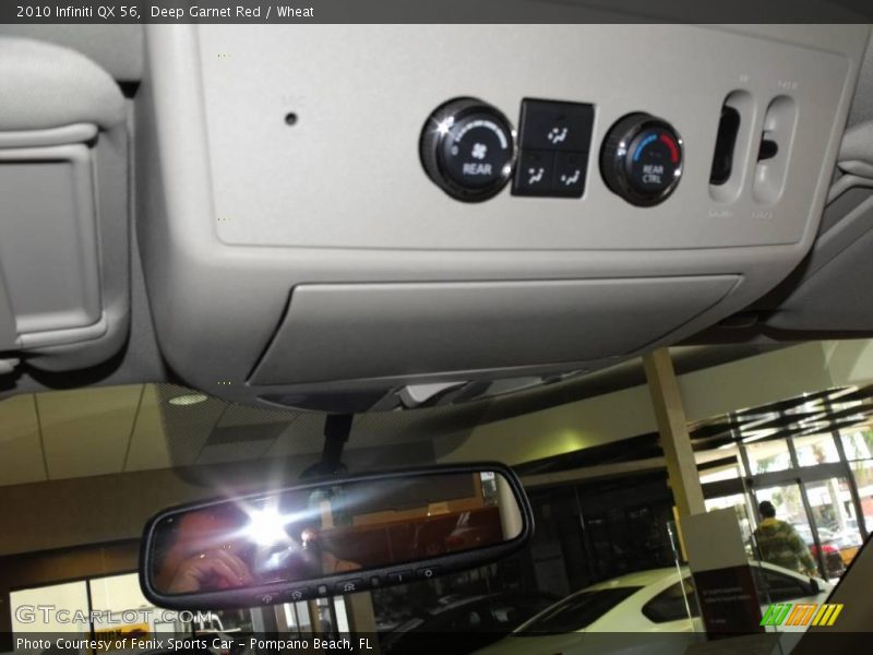 Deep Garnet Red / Wheat 2010 Infiniti QX 56