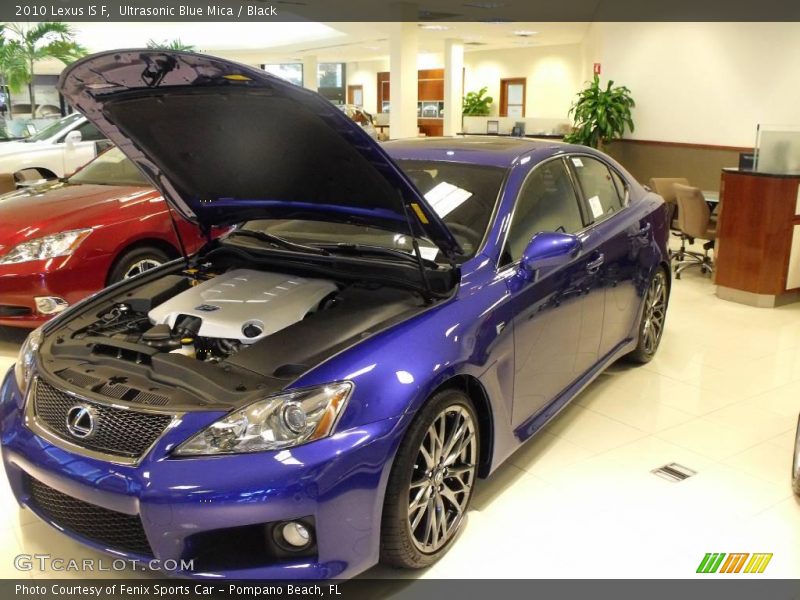 Ultrasonic Blue Mica / Black 2010 Lexus IS F