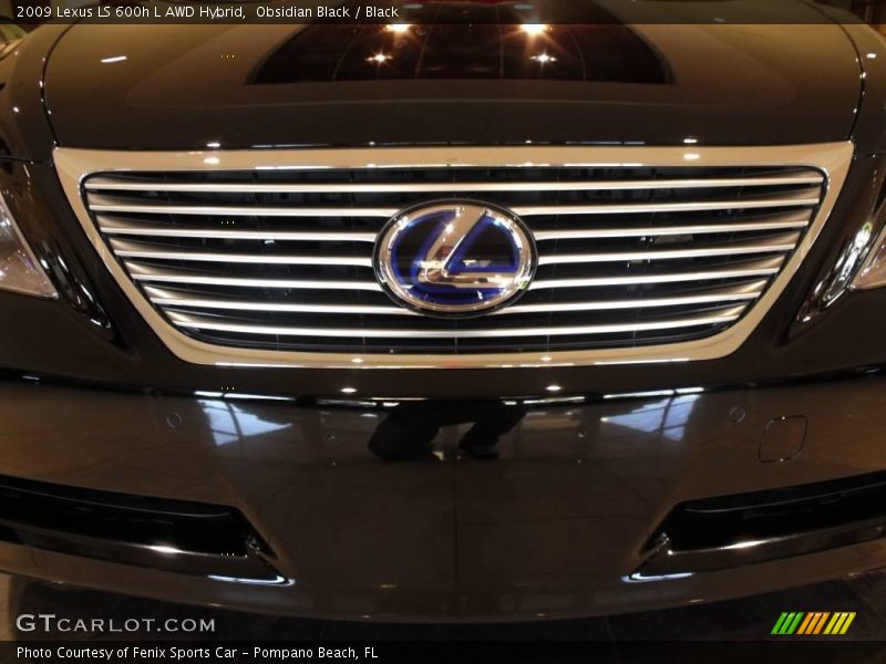 Obsidian Black / Black 2009 Lexus LS 600h L AWD Hybrid