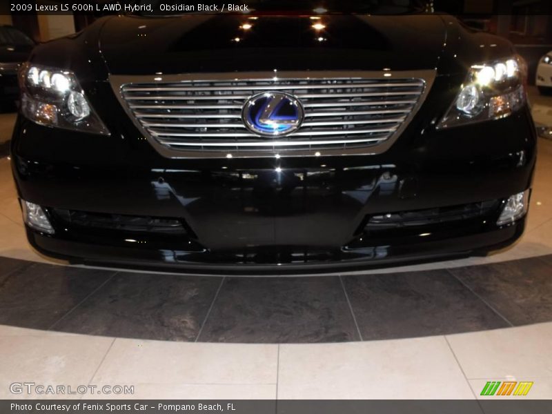 Obsidian Black / Black 2009 Lexus LS 600h L AWD Hybrid