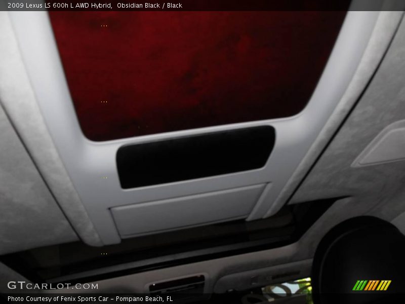 Obsidian Black / Black 2009 Lexus LS 600h L AWD Hybrid