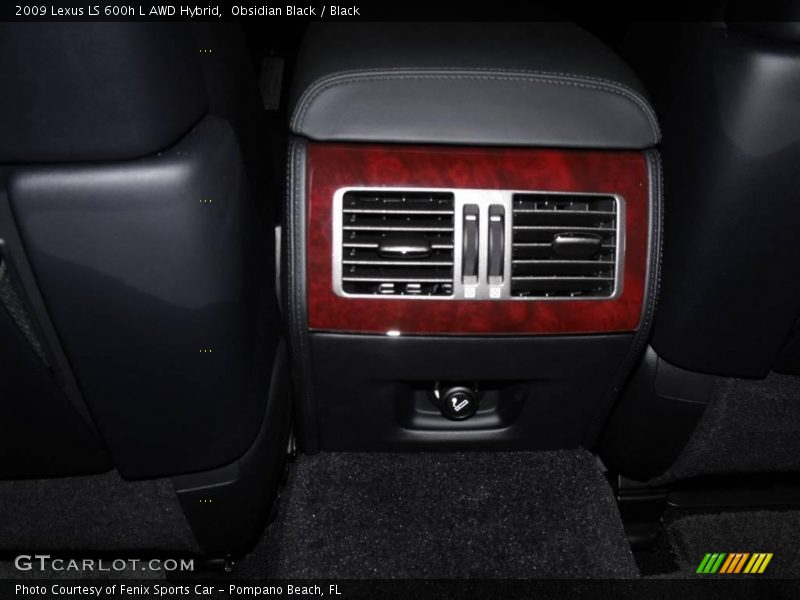 Obsidian Black / Black 2009 Lexus LS 600h L AWD Hybrid