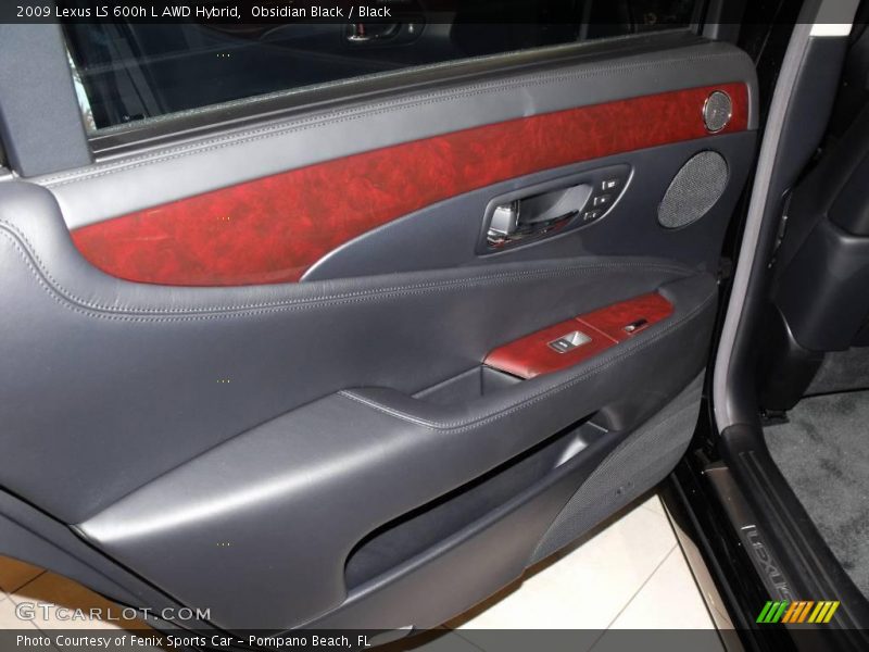 Obsidian Black / Black 2009 Lexus LS 600h L AWD Hybrid