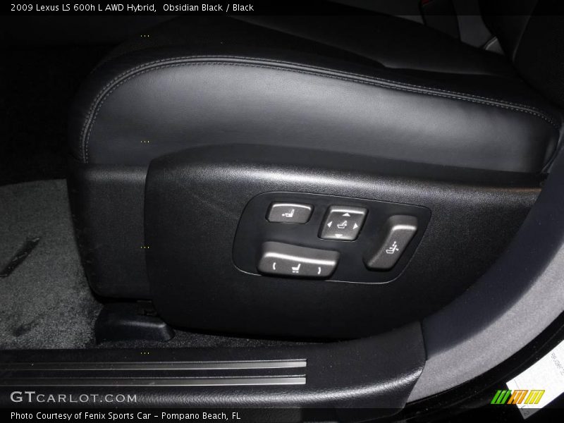 Obsidian Black / Black 2009 Lexus LS 600h L AWD Hybrid
