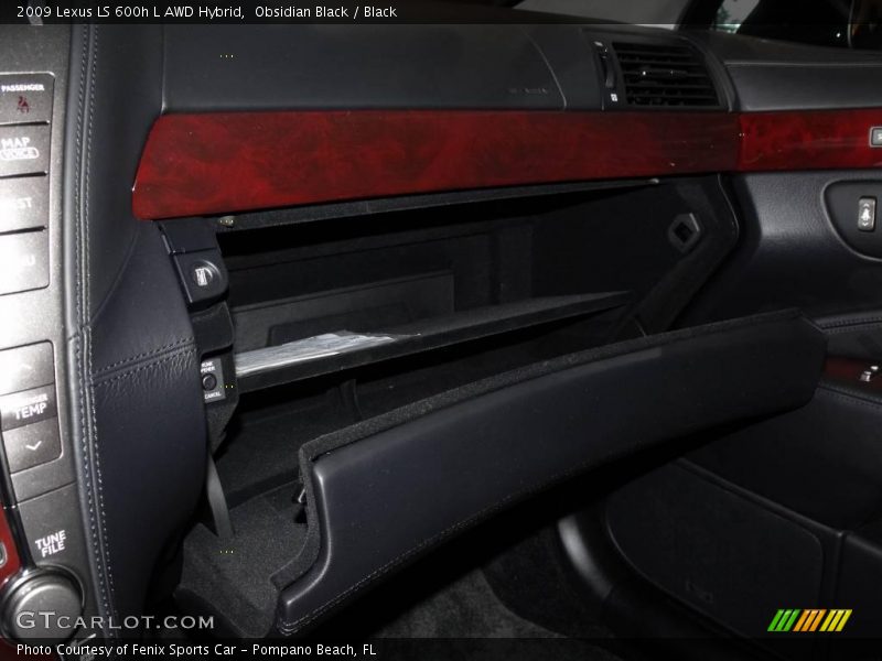 Obsidian Black / Black 2009 Lexus LS 600h L AWD Hybrid