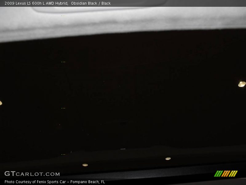 Obsidian Black / Black 2009 Lexus LS 600h L AWD Hybrid