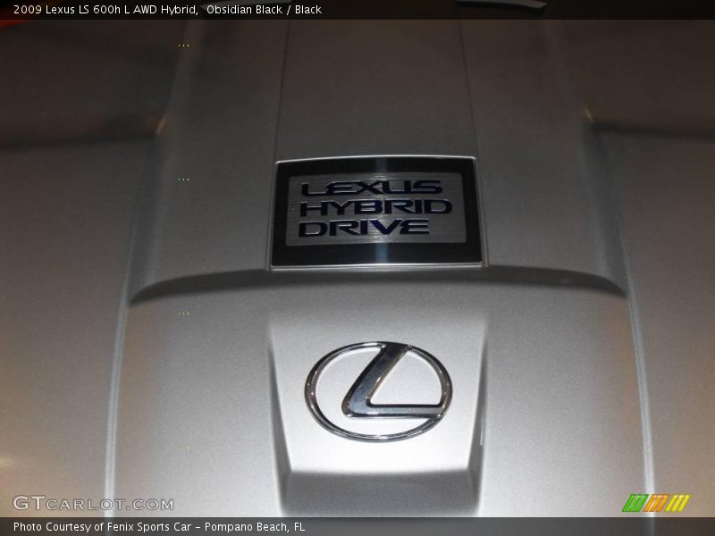 Obsidian Black / Black 2009 Lexus LS 600h L AWD Hybrid