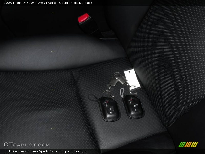 Obsidian Black / Black 2009 Lexus LS 600h L AWD Hybrid