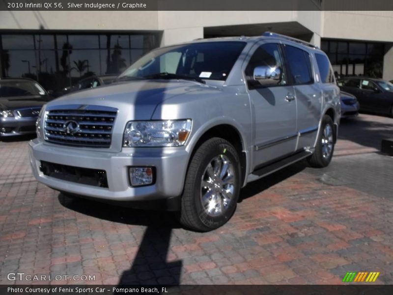 Silver Indulgence / Graphite 2010 Infiniti QX 56