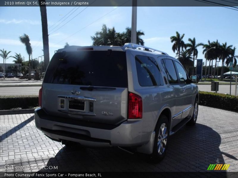 Silver Indulgence / Graphite 2010 Infiniti QX 56