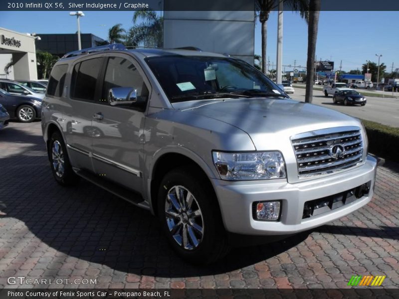 Silver Indulgence / Graphite 2010 Infiniti QX 56