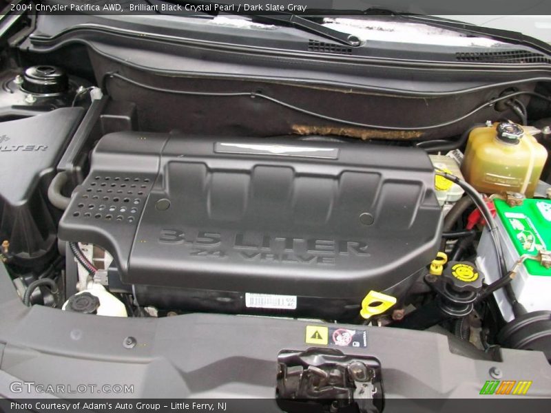 Brilliant Black Crystal Pearl / Dark Slate Gray 2004 Chrysler Pacifica AWD