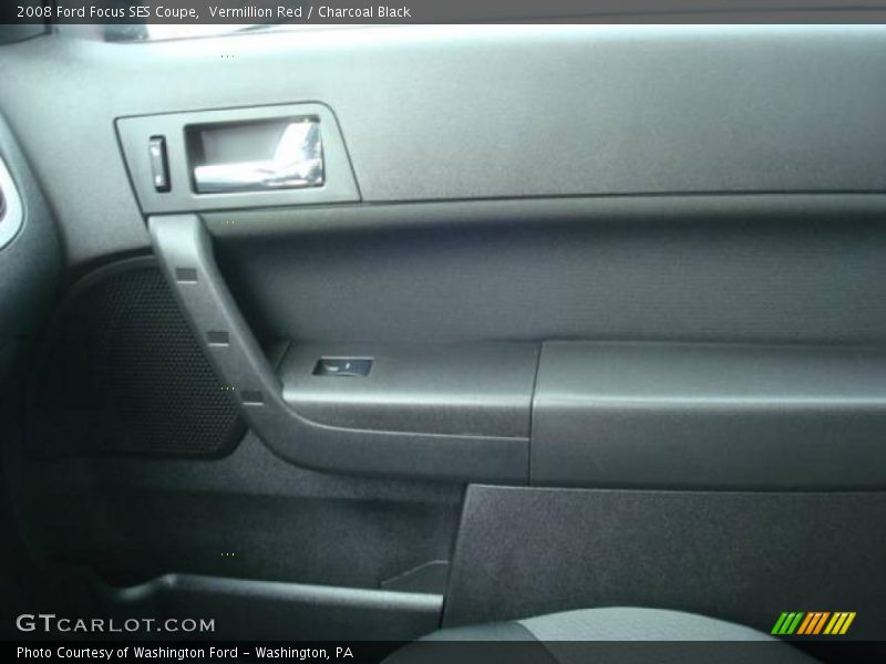 Vermillion Red / Charcoal Black 2008 Ford Focus SES Coupe