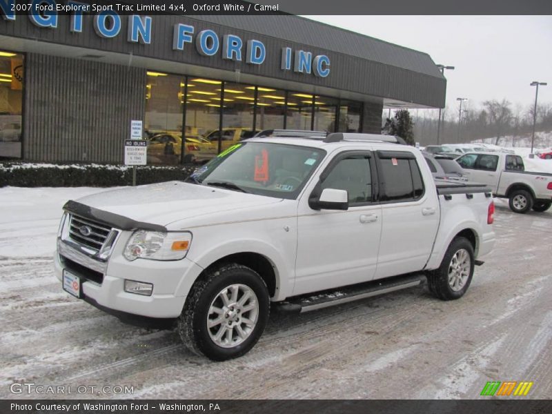 Oxford White / Camel 2007 Ford Explorer Sport Trac Limited 4x4
