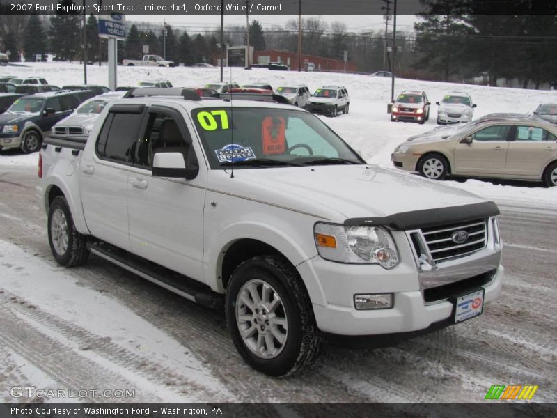 Oxford White / Camel 2007 Ford Explorer Sport Trac Limited 4x4