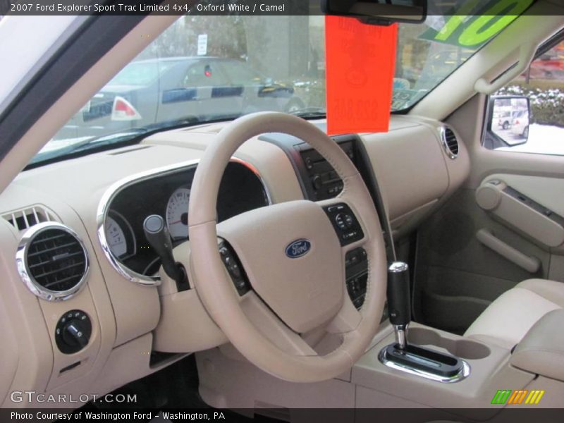 Oxford White / Camel 2007 Ford Explorer Sport Trac Limited 4x4
